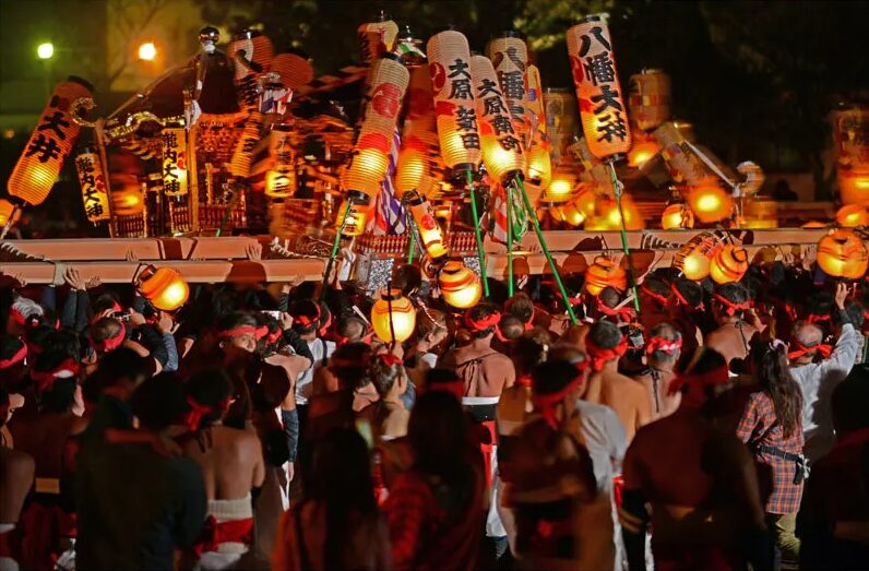 大原はだか祭り大別れ式