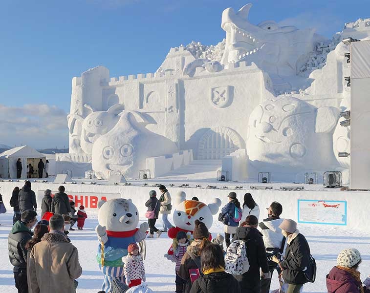旭川冬まつり大雪像