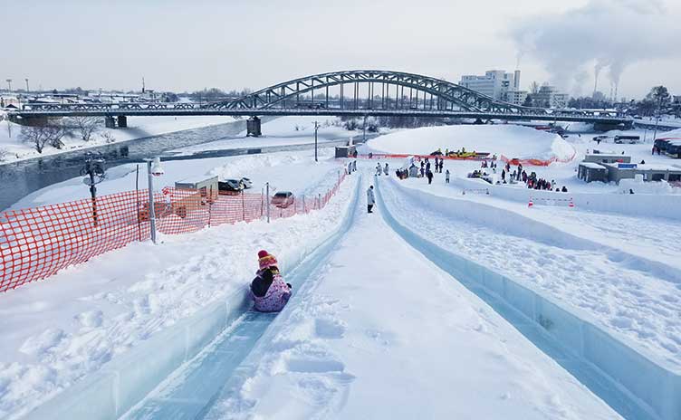 旭川冬まつりスライダー