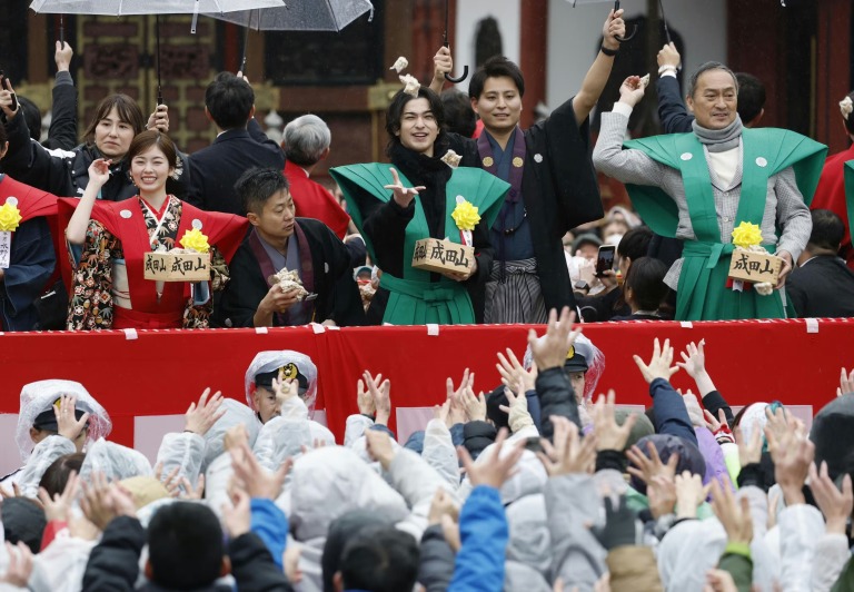 成田山新勝寺節分会のゲスト2025