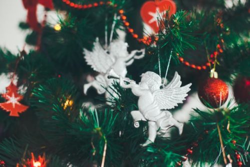 クリスマスツリーの天使