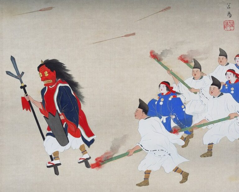 節分の吉田神社での追儺