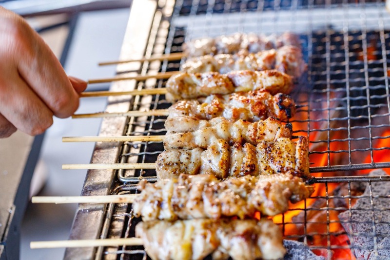 屋台の焼き鳥
