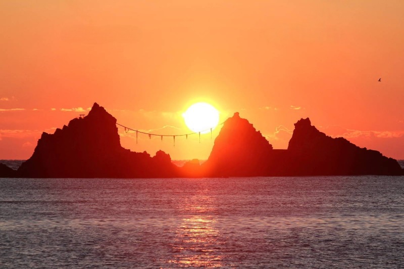 真鶴岬の初日の出