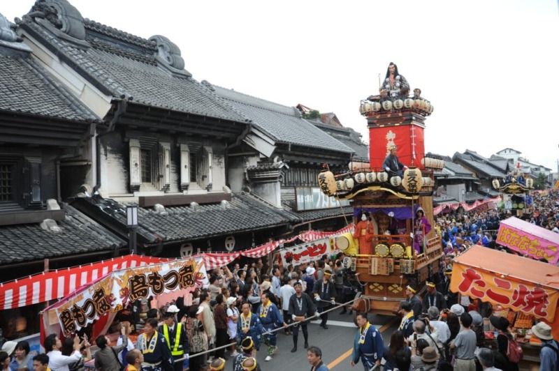 川越祭りの山車