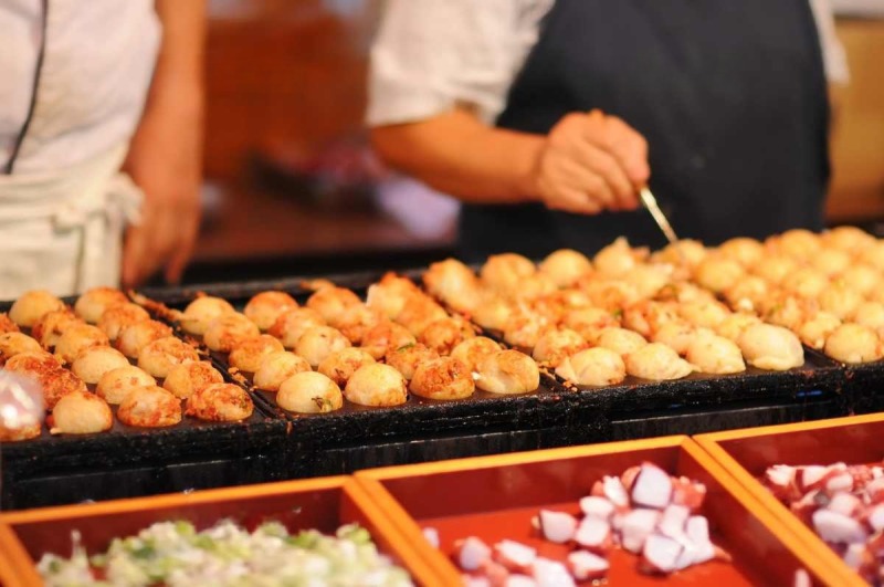屋台のたこ焼き