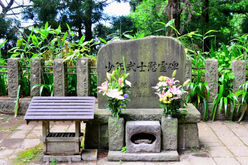 会津まつり白虎隊慰霊碑