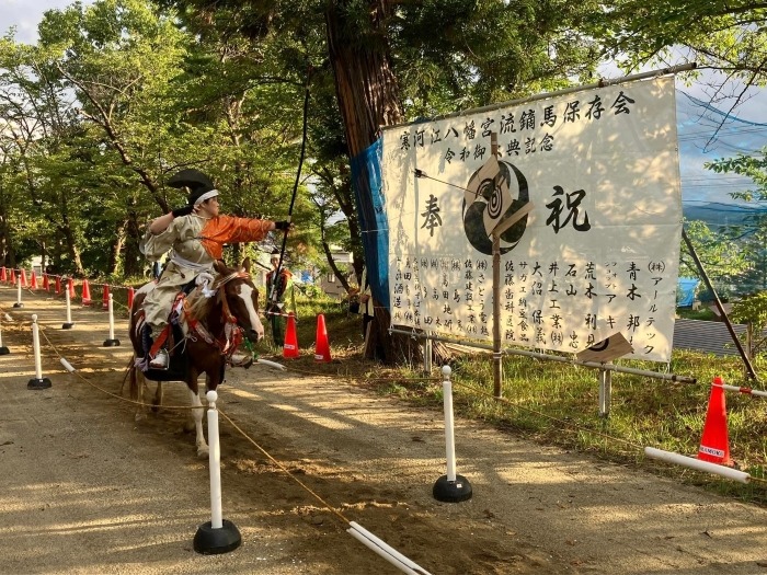 寒河江まつり流鏑馬