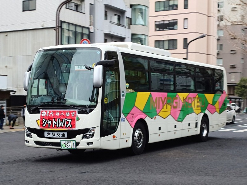大崎八幡宮どんと祭の臨時シャトルバス