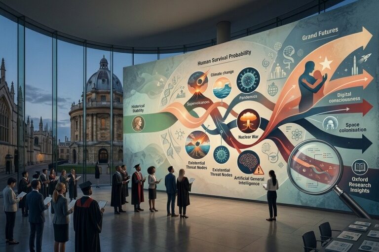 オックスフォード大学_人類存続の確率_研究図解